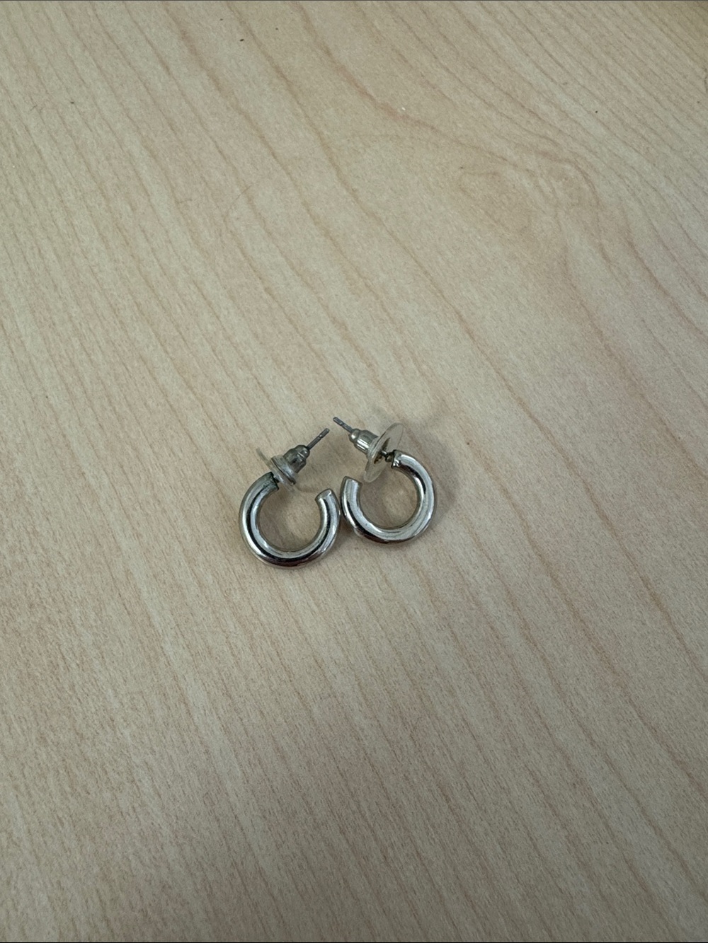 Polished Silver Mini Hoop Earrings - Everyday Women’s Jewelry